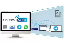 best pharmacy software with whatsapp and telegram sharing