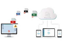 accounting software online reporting portal and android app