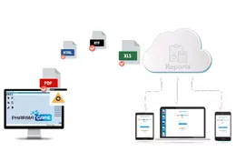 medical software online reporting portal and android app